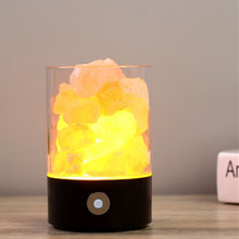 Lade das Bild in den Galerie-Viewer, USB-Kristalllicht-Himalayasalz-LED-Lampe
