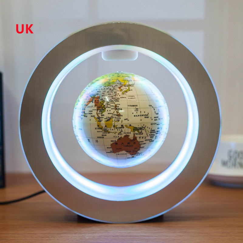 Runde LED-Weltkarte Floating Globe Magnetic Levitation Light Anti Gravity Magic