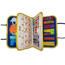 Lade das Bild in den Galerie-Viewer, Neues Busy Book Kinder Busy Board Dressing und Buttoning Lernen Baby Früherziehung Vorschule Sensorisches Lernspielzeug
